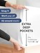 CGK Linens Extra Deep Split King Fitted Sheet - Fitted Sheet Only - White