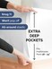 CGK Linens Extra Deep Split King Fitted Sheet - Fitted Sheet Only - White