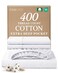 Extra Deep Queen Cotton Bed Sheet Set - 4 Piece Cotton Sheets - White