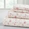 Modern Threads Printed 3-Piece Extra Soft Bedding Sheets &amp; Pillowcase Set, Deep Pocket up to 16 inch Mattress Kashmir Rose Twin