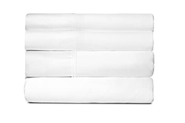 SHEEX Active Comfort Anti-Wrinkle Cooling Sheets, Queen, Bright White