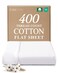 Cotton Flat Sheet King Size - Top Flat Bed Sheet Only - King