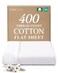 Cotton Flat Sheet King Size - Top Flat Bed Sheet Only - King