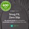 Cotton Fitted Sheet King Size - 100% Cotton - 400 Thread Count - Dark Grey