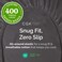 Cotton Fitted Sheet King Size - 100% Cotton - 400 Thread Count - Dark Grey