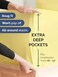 CGK Linens Extra Deep Twin XL Fitted Sheet - Dorm Room Essentials - Yellow