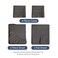 King Size 4 Piece Sheet Set - Comfy Breathable &amp; Cooling Sheets - Charcoal