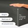 Queen Size 4 Piece Sheet Set - Comfy Breathable &amp; Cooling Sheets - Charcoal
