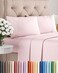 Queen Size 4 Piece Sheet Set - Breathable &amp; Cooling Sheets - Lavender Pink