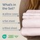 Queen Size 4 Piece Sheet Set - Breathable &amp; Cooling Sheets - Lavender Pink