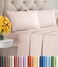 Queen Size 4 Piece Sheet Set - Soft &amp; Cooling Bed Sheets - Blush Stripes 1