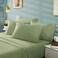 BYSURE 6 Pieces Bed Sheets Set(King, Sage Green) - Hotel Luxury Super Soft 1800 Thread Count 100% Microfiber Sheets with Deep Pockets, Wrinkle &amp; Fade Resistant