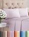King Size 4 Piece Sheet Set - Breathable &amp; Cooling Sheets - Light Lavender