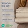 King Size 4 Piece Sheet Set - Comfy Breathable &amp; Cooling Sheets - Wheat