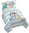 Bluey Bingo Full Size Size Comforter Set 7 Piece Soft Kids Bedding, Multi
