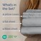 King Size 4 Piece Sheet Set - Breathable &amp; Cooling Sheets - Steel Blue