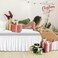 Wrap Around Bed Skirt King Size 9 Inch Drop-Elastic Dust Ruffle White