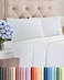 Queen Size 4 Piece Sheet Set - Breathable &amp; Cooling Sheets - Blue Stripes