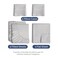 Split King Size 5 Piece Sheet Set - Breathable &amp; Cooling - French Grey