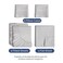 Split King Size 5 Piece Sheet Set - Breathable &amp; Cooling - French Grey