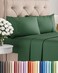 King Size 4 Piece Sheet Set - Breathable &amp; Cooling Sheets - Emerald Green