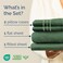 King Size 4 Piece Sheet Set - Breathable &amp; Cooling Sheets - Emerald Green