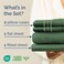 King Size 4 Piece Sheet Set - Breathable &amp; Cooling Sheets - Emerald Green