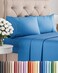 Queen Size 4 Piece Sheet Set - Breathable &amp; Cooling Sheets - Royal Blue