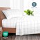 Bare Home Printed Sheet Set (King, Modern Plaid - White/Grey)