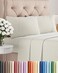 King Size 4 Piece Sheet Set - Breathable &amp; Cooling Sheets - Beige Stripes