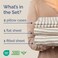 King Size 4 Piece Sheet Set - Breathable &amp; Cooling Sheets - Beige Stripes