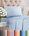 Twin Size 3 Piece Sheet Set - Comfy Breathable &amp; Cooling Sheets - Sky Blue