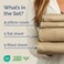 King Size 4 Piece Sheet Set - Breathable &amp; Cooling Sheets - Heathered Tan