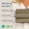 Cal King Size 4 Piece Sheet Set - Comfy Breathable &amp; Cooling Sheets - Khaki