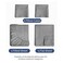 Full Size 4 Piece Sheet Set - Breathable &amp; Cooling Sheets - Heathered Grey