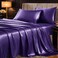 CozyLux Satin Sheets Full, 4-Piece 14-Inch Deep Pocket Sheet Set
