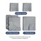 Split King Size 5 Piece Sheet Set - Comfy Breathable &amp; Cooling - Steel Blue