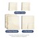 Split King Size 5 Piece Sheet Set - Breathable &amp; Cooling Sheets - Off White