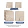 Split King Size 5 Piece Sheet Set - Breathable &amp; Cooling Sheets - Wheat