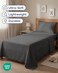 Twin Size 3 Piece Sheet Set - Comfy Breathable &amp; Cooling Sheets - Charcoal