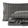 Bare Home Printed Sheet Set - 1800 Ultra-Soft (King, Grid - Grey/White)