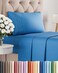 Twin Size 3 Piece Sheet Set - Breathable &amp; Cooling Sheets - Royal Blue