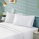 BYSURE Hotel Luxury Bed Sheets Set 4 Piece(Twin, White) - Super Soft 1800 Thread Count 100% Microfiber Sheets with Deep Pockets, Wrinkle &amp; Fade Resistant