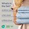 Cal King Size 4 Piece Sheet Set - Breathable &amp; Cooling Sheets - Sky Blue