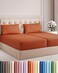Split King Size 5 Piece Sheet Set - Comfy Breathable &amp; Cooling - Terracotta
