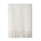 BOURINA Off White Throw Blanket 60x80Inch Boho Knit Soft Throw Sofa Blanket