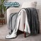 Bare Home Sherpa Fleece Blanket (Throw, Grey)