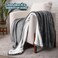 Bare Home Sherpa Fleece Blanket (Throw, Grey)