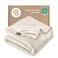 Bare Home Fleece Blanket Luxury Microplush (Full/Queen, Vanilla)