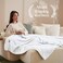 Bare Home Fleece Blanket Luxury Microplush (Throw, White)